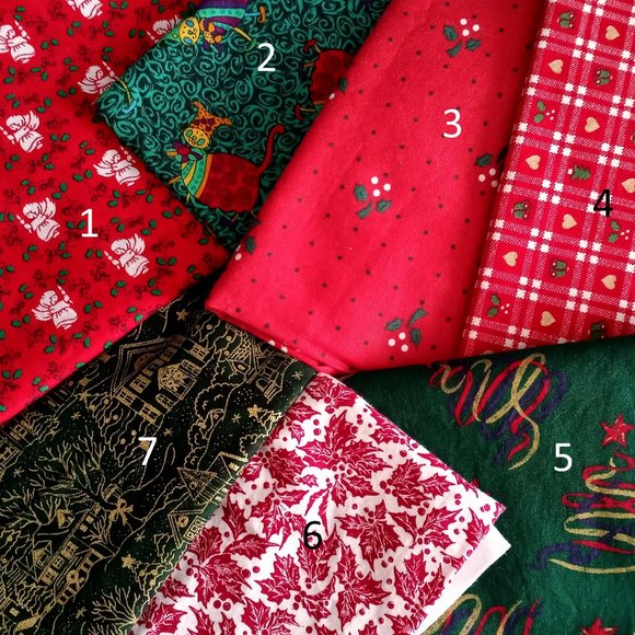 Hand Crafted Accessories - Other Christmas Fabrics for Face Masks